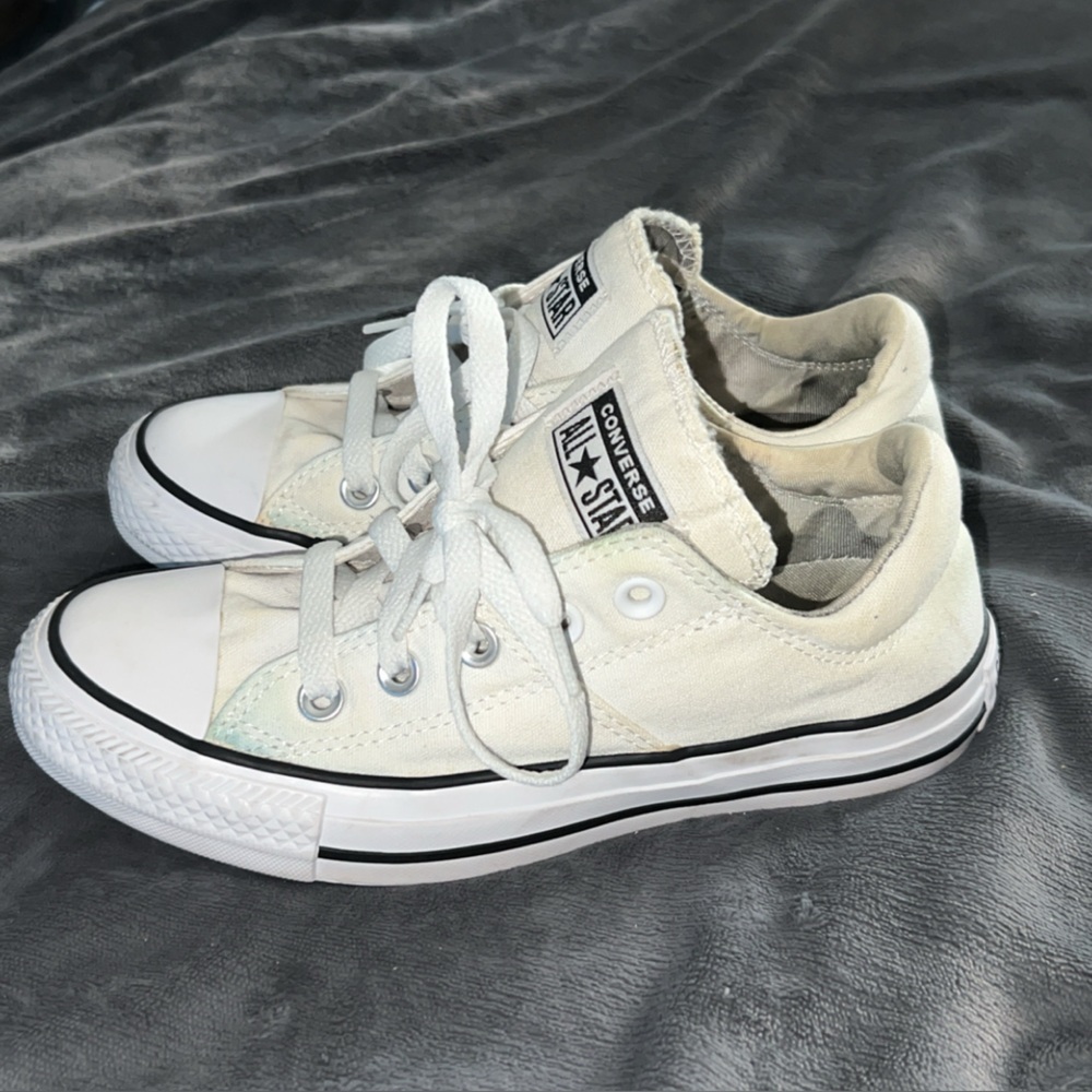 Converse All Star Classic White Canvas Sneakers - Picture 2 of 7